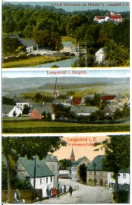 21085-Lengefeld-1918-Schloß Rauenstein, Freiberger Straße-Brück & Sohn Kunstverlag