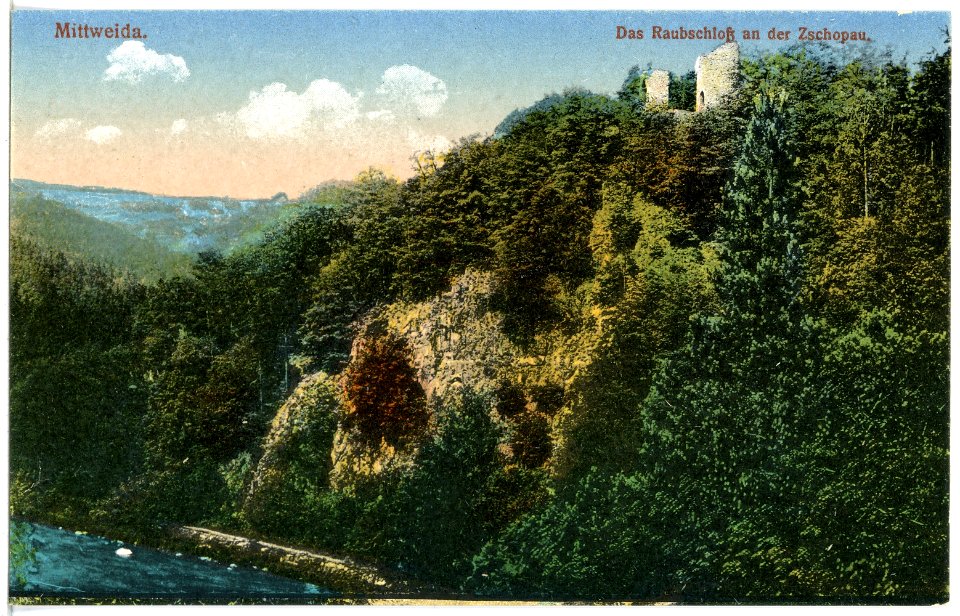 21010-Mittweida-1918-Raubschloß an der Zschopau-Brück & Sohn Kunstverlag