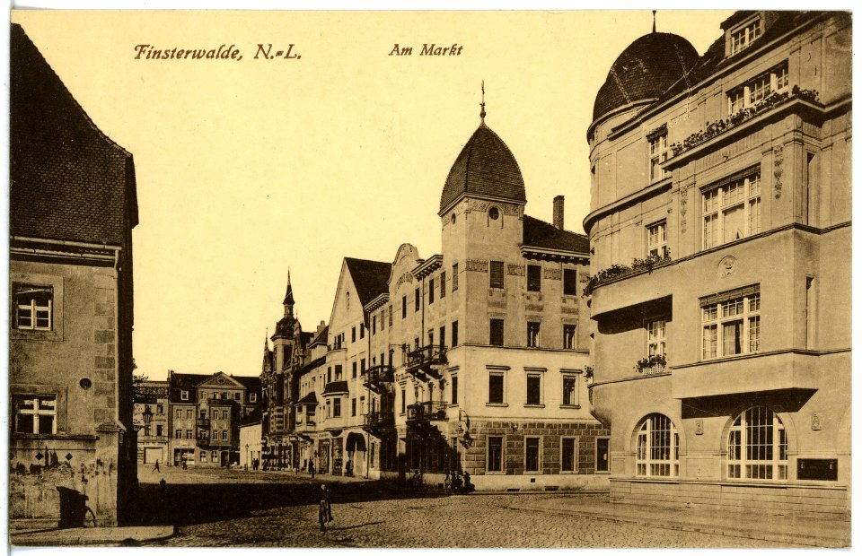 20685-Finsterwalde-1917-Am Markt-Brück & Sohn Kunstverlag