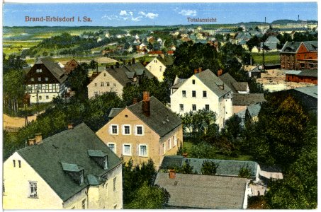 21859-Brand-Erbisdorf-1921-Blick auf Brand-Erbisdorf-Brück & Sohn Kunstverlag