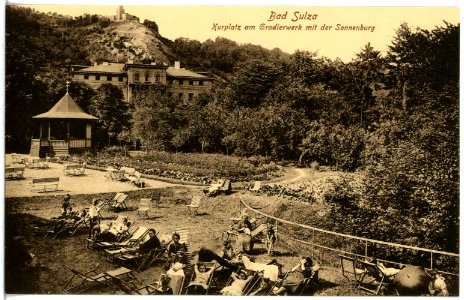 20906-Bad Sulza-1918-Kurplatz am Gradierwerk mit Sonnenburg-Brück & Sohn Kunstverlag
