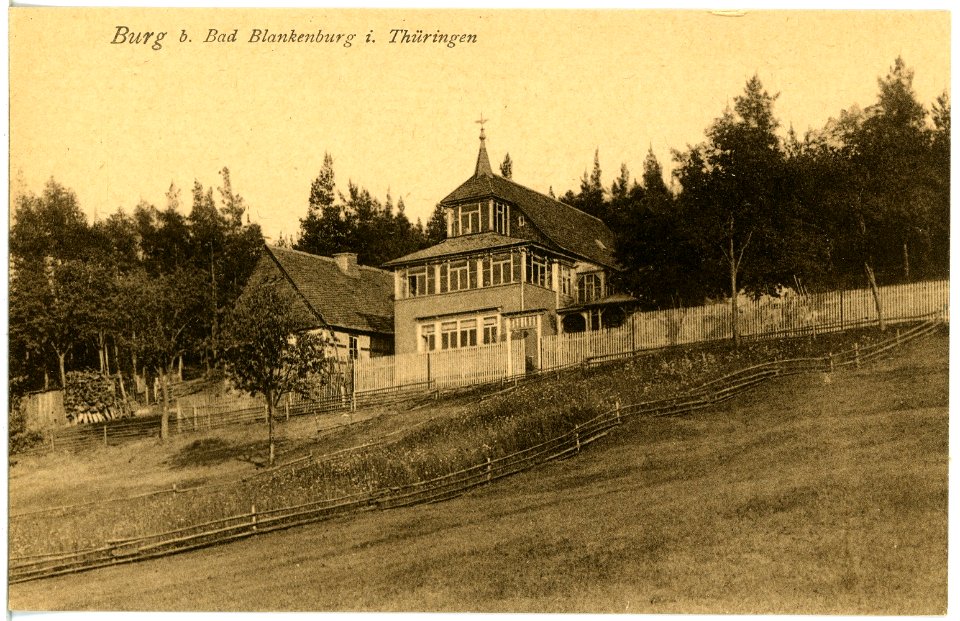 20879-Burg-1918-Burg bei Bad Blankenburg-Brück & Sohn Kunstverlag