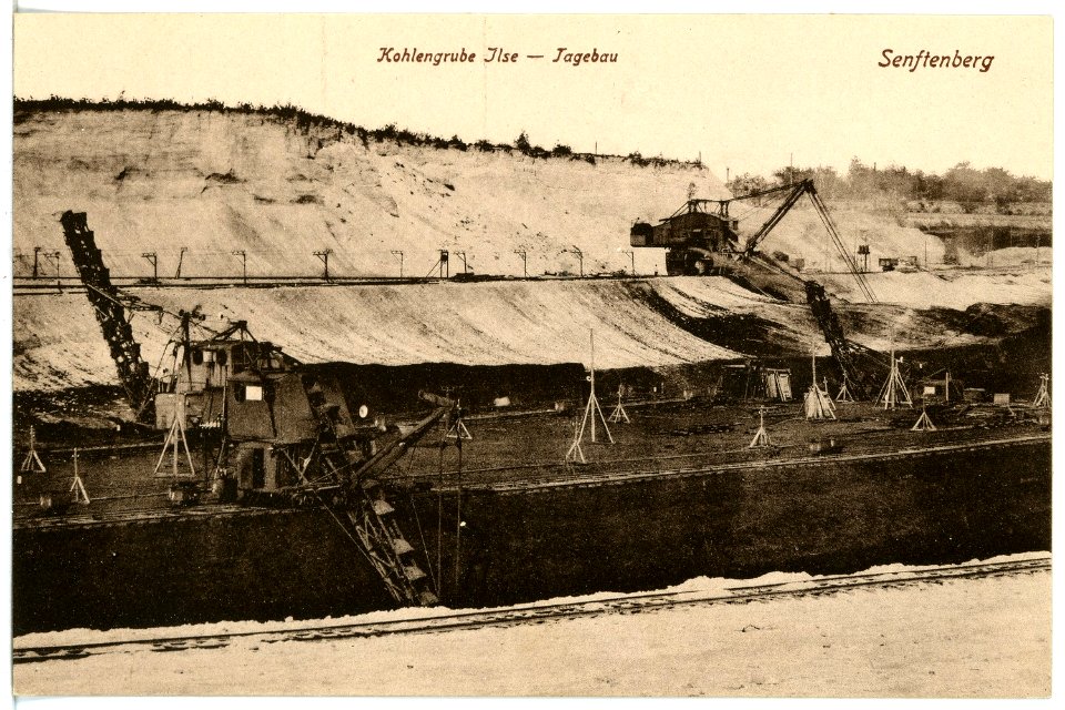 20830-Senftenberg-1918-Kohlengrube Ilse - Tagebau-Brück & Sohn Kunstverlag