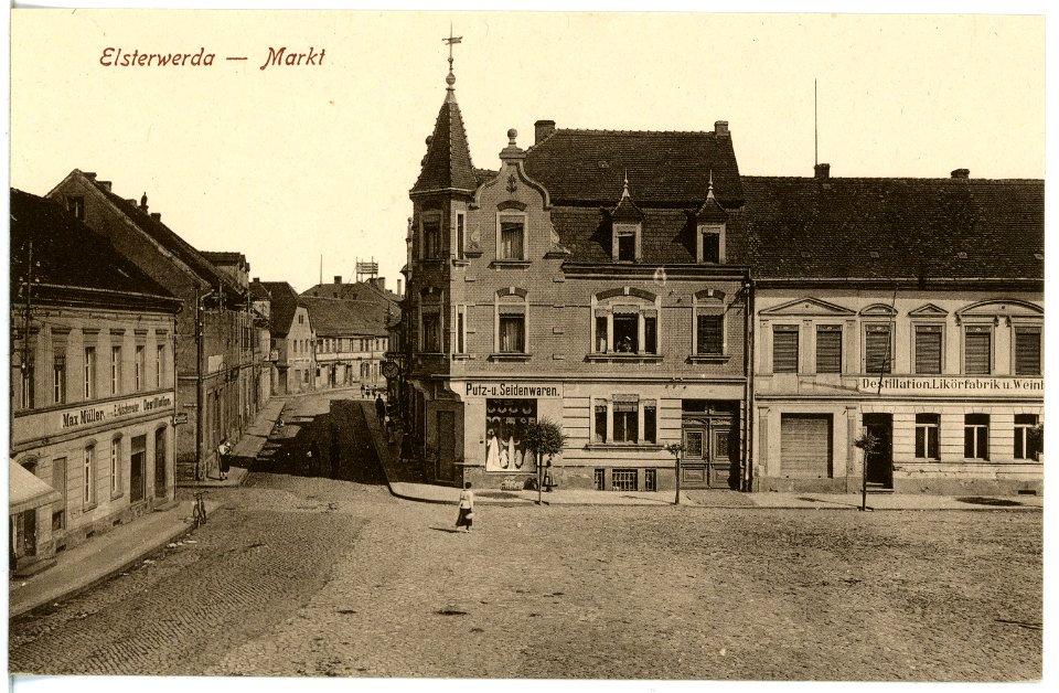 20842-Elsterwerda-1918-Markt-Brück & Sohn Kunstverlag