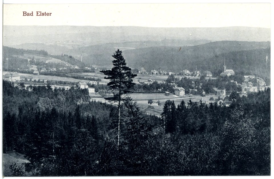 20526-Bad Elster-1917-Blick auf Bad Elster-Brück & Sohn Kunstverlag
