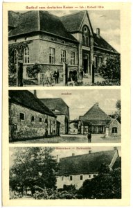20667-Bleesern-1917-Gasthof, Domäne, Herrenhaus-Brück & Sohn Kunstverlag