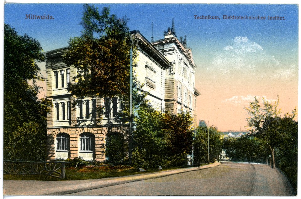 21006-Mittweida-1918-Technikum, Elektrotechnisches Institut-Brück & Sohn Kunstverlag