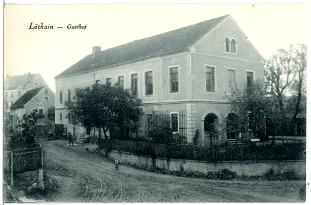 21943-Löthain-1921-Gasthof-Brück & Sohn Kunstverlag