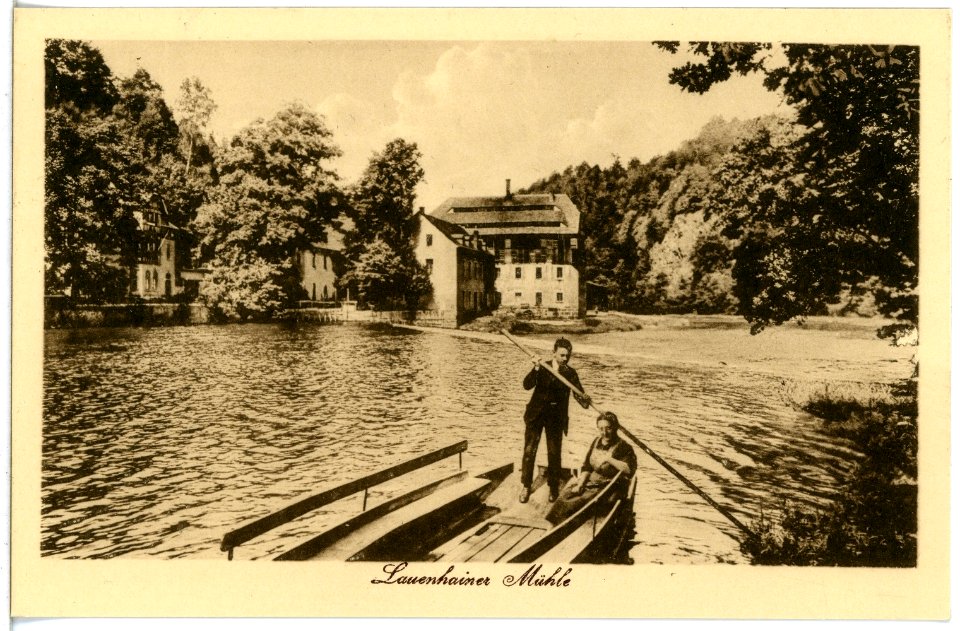 21897-Lauenhain-1921-Lauenhainer Mühle total-Brück & Sohn Kunstverlag