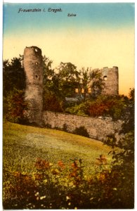 21040-Frauenstein-1918-Ruine-Brück & Sohn Kunstverlag