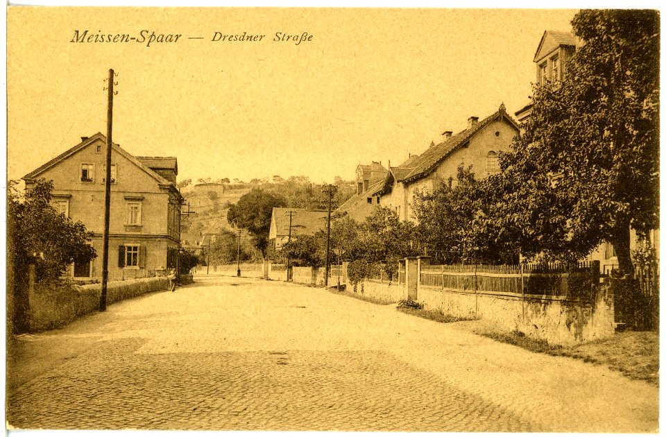 21922-Meißen-1921-Spaar - Dresdner Straße-Brück & Sohn Kunstverlag