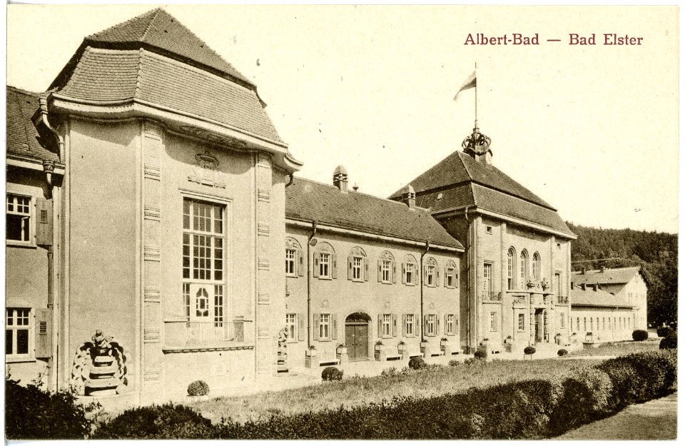 20611-Bad Elster-1917-Albertbad-Brück & Sohn Kunstverlag
