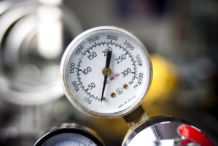 The measure temperature pressure photo