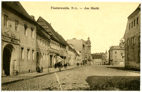 20691-Finsterwalde-1917-Am Markt-Brück & Sohn Kunstverlag