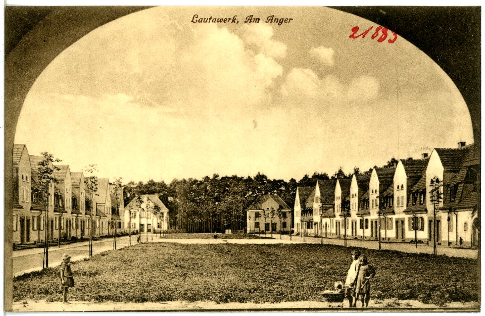 21883-Lautawerk-1921-Am Anger-Brück & Sohn Kunstverlag