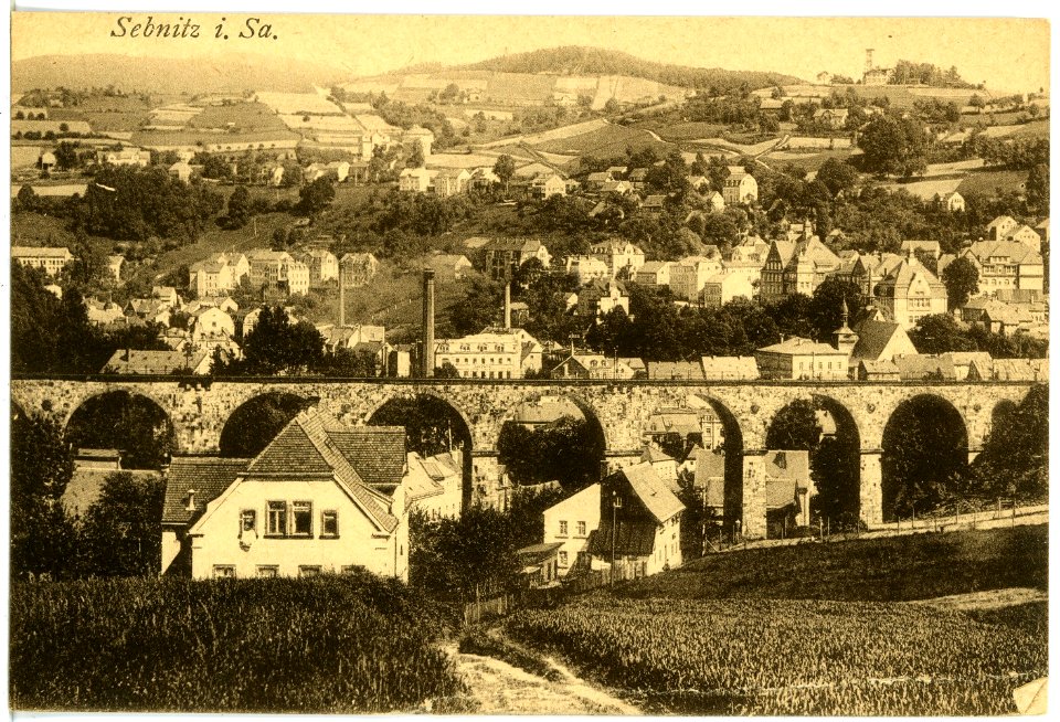 21776-Sebnitz-1920-Blick auf Sebnitz-Brück & Sohn Kunstverlag