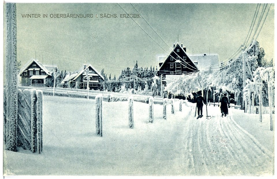 21356-Oberbärenburg-1919-Oberbärenburg im Winter-Brück & Sohn Kunstverlag