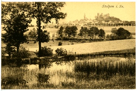 21767-Stolpen-1920-Blick auf Stolpen-Brück & Sohn Kunstverlag