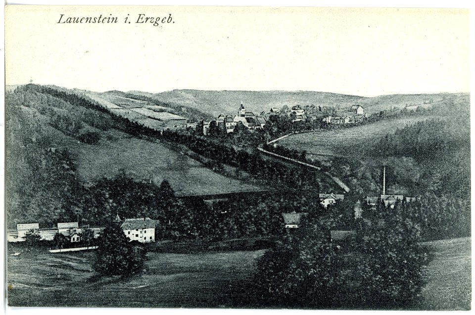21781-Lauenstein-1920-Blick auf Lauenstein-Brück & Sohn Kunstverlag