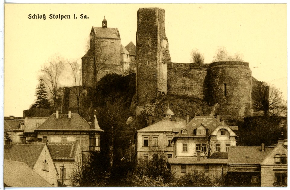 21760-Stolpen-1920-Schloß-Brück & Sohn Kunstverlag
