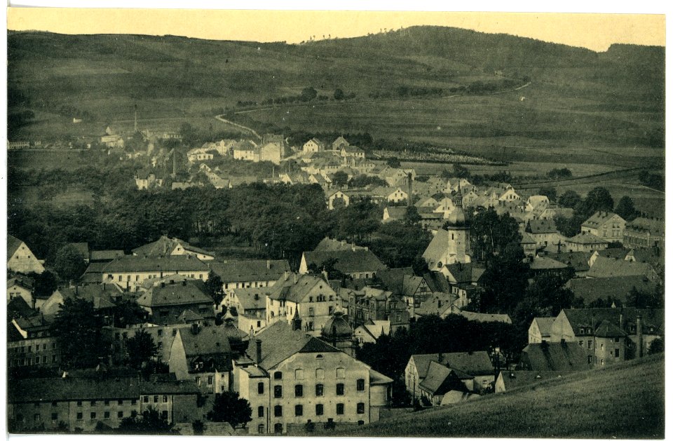 21147-Olbernhau-1919-Blick auf Olbernhau-Brück & Sohn Kunstverlag
