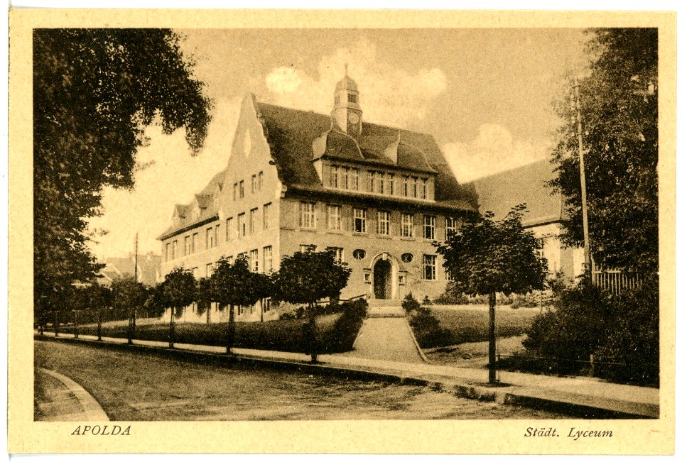 21046-Apolda-1918-Städtisches Lyzeum-Brück & Sohn Kunstverlag