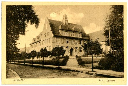 21046-Apolda-1918-Städtisches Lyzeum-Brück & Sohn Kunstverlag