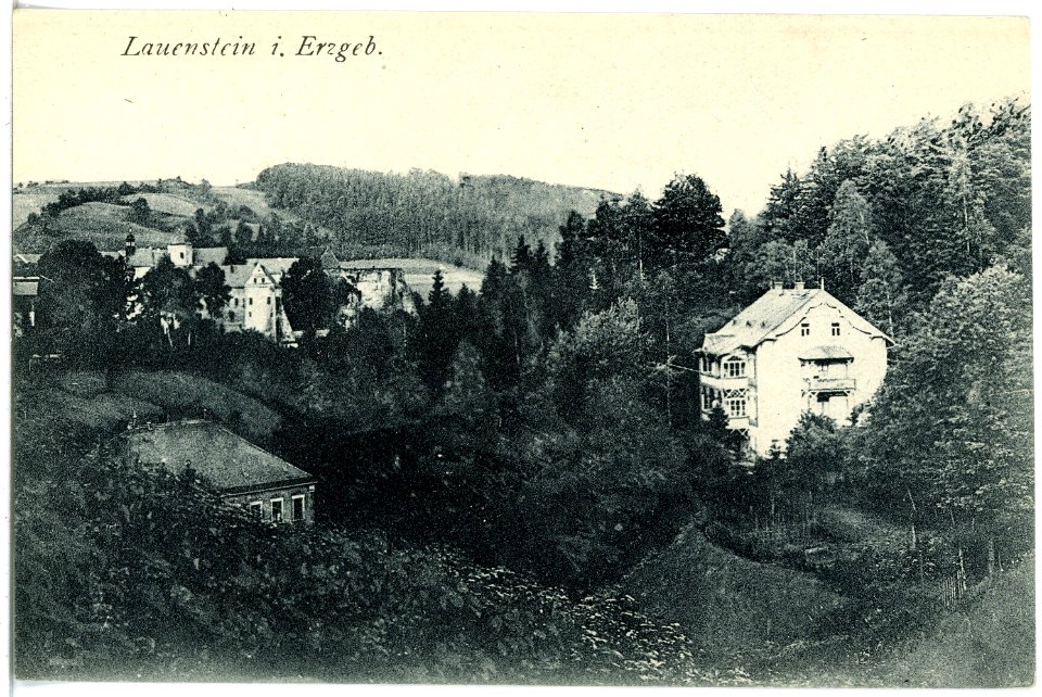 21782-Lauenstein-1920-Blick auf Lauenstein-Brück & Sohn Kunstverlag