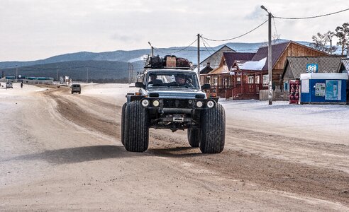 Lake baikal all-terrain vehicle 4x4
