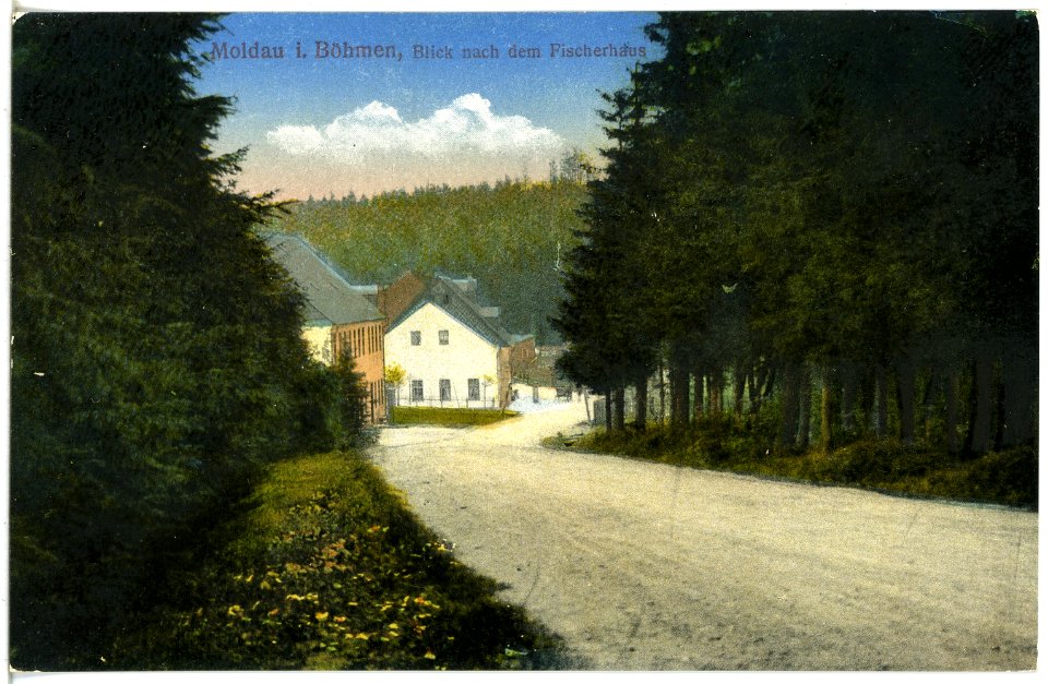 21025-Moldau-1918-Fischerhaus-Brück & Sohn Kunstverlag