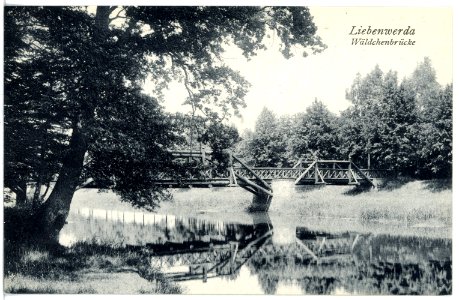 20824-Liebenwerda-1918-Wäldchenbrücke-Brück & Sohn Kunstverlag