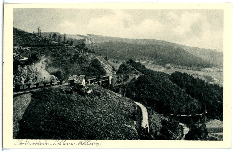 21186-Moldau-1919-Gasthof zum Fischerhaus-Brück & Sohn Kunstverlag