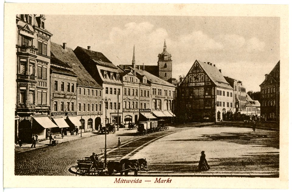 20850-Mittweida-1918-Markt-Brück & Sohn Kunstverlag