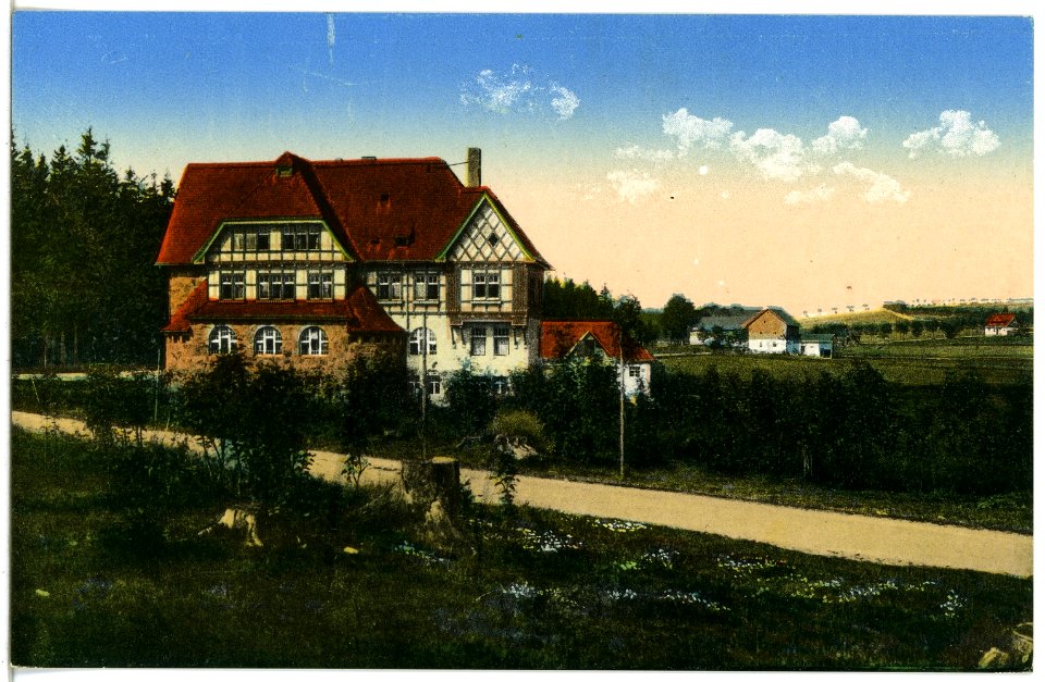 21023-Hermsdorf-1918-Hotel "Wettin"-Brück & Sohn Kunstverlag