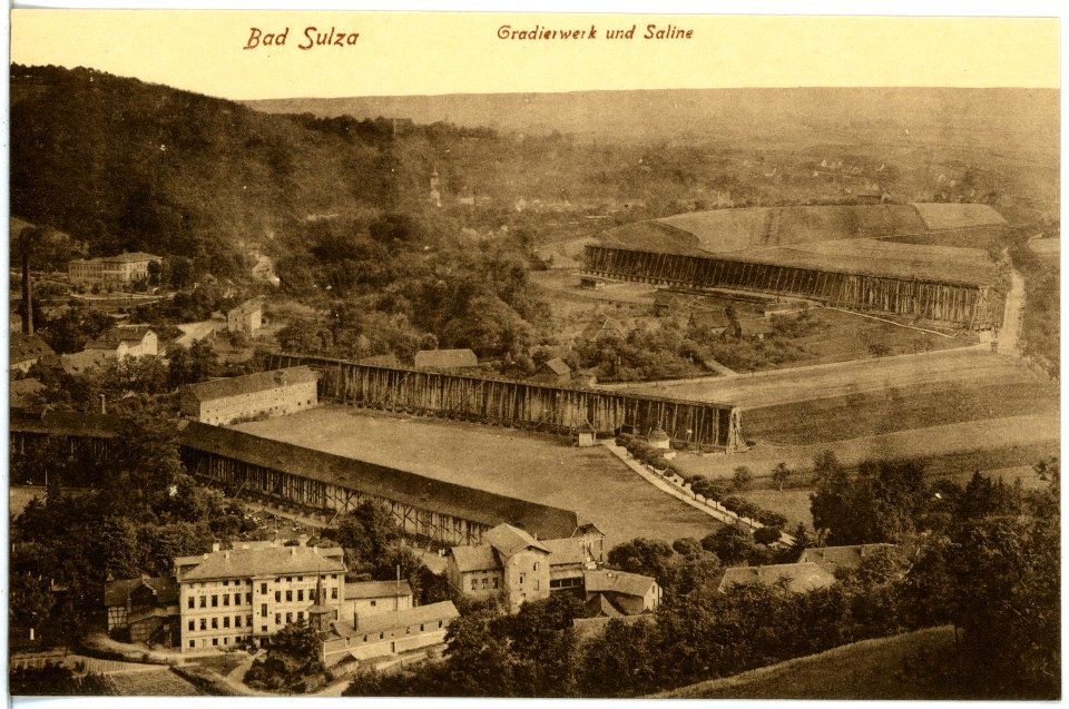 20907-Bad Sulza-1918-Gradierwerke und Saline-Brück & Sohn Kunstverlag
