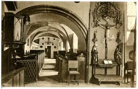 20540-Gnandstein-1917-Burgkapelle-Brück & Sohn Kunstverlag