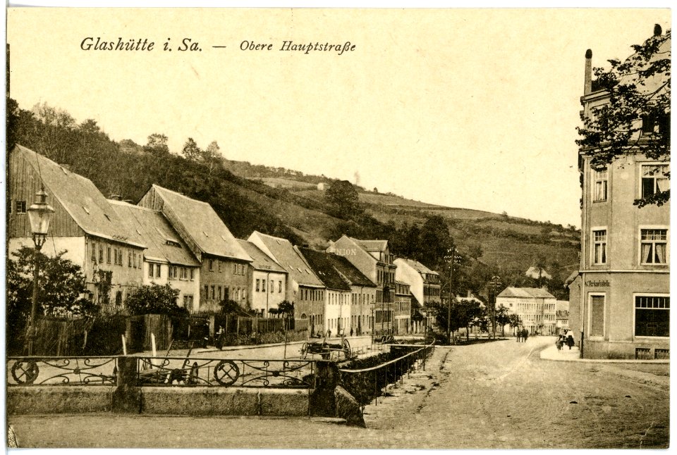 20725-Glashütte-1917-Obere Hauptstraße-Brück & Sohn Kunstverlag