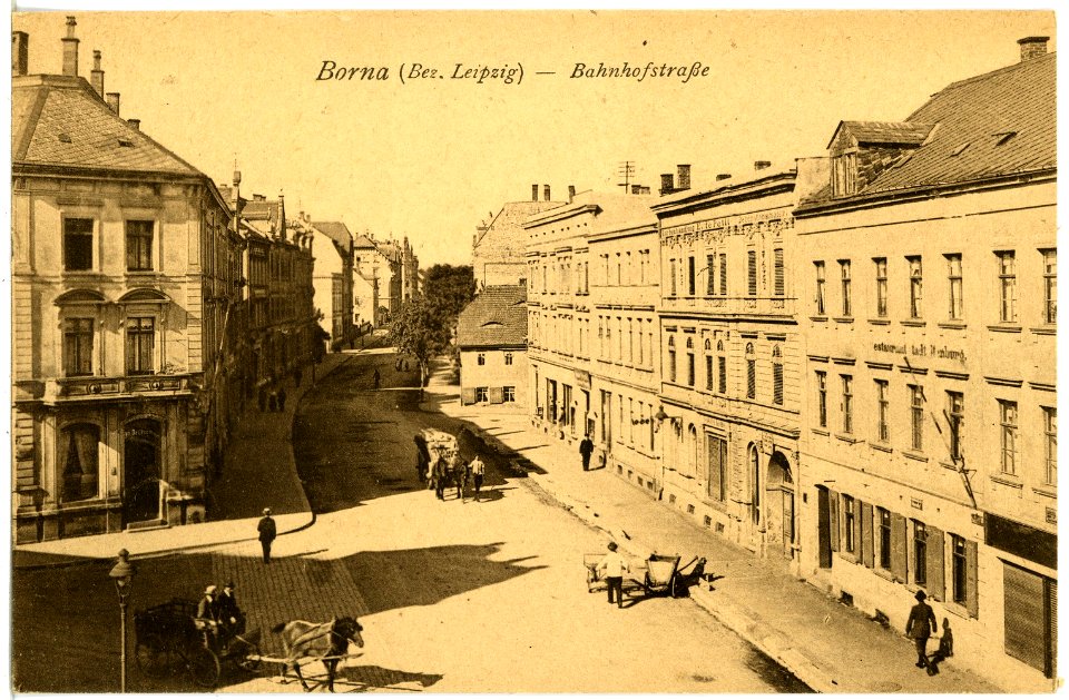 21920-Borna-1921-Bahnhofstraße-Brück & Sohn Kunstverlag