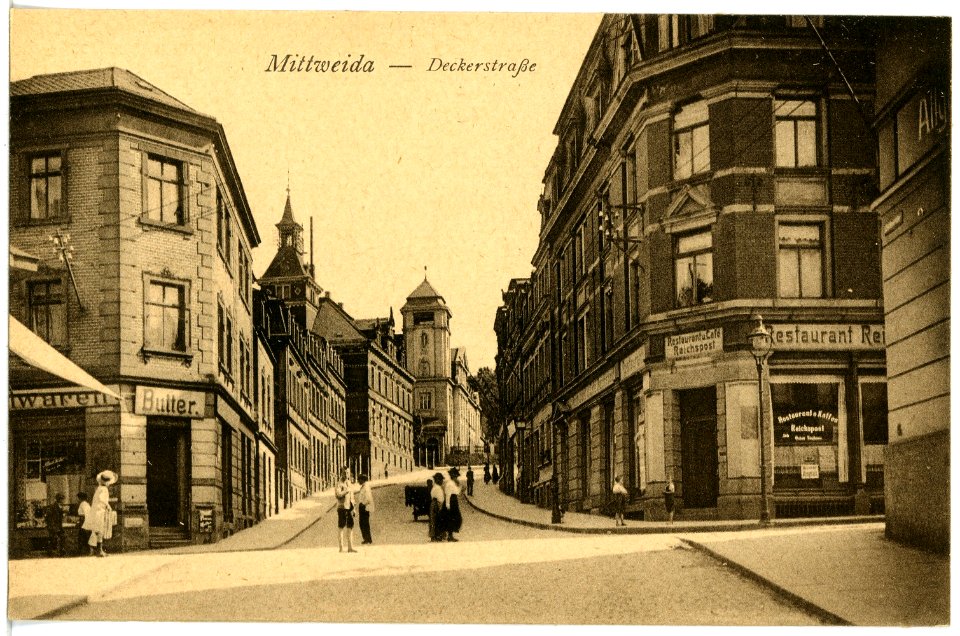 20872-Mittweida-1918-Deckerstraße-Brück & Sohn Kunstverlag