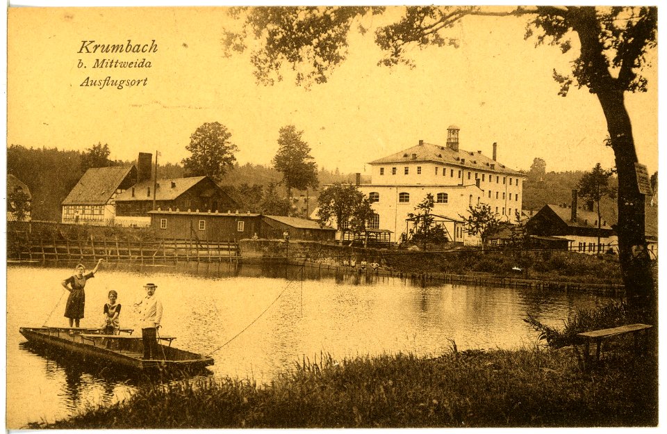 21836-Krumbach-1921-Blick auf Krumbach-Brück & Sohn Kunstverlag