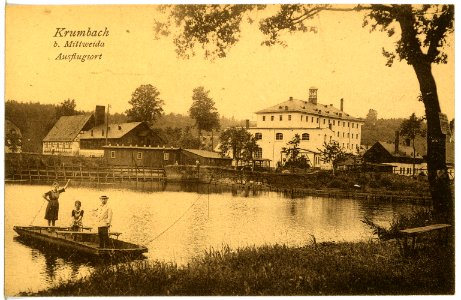 21836-Krumbach-1921-Blick auf Krumbach-Brück & Sohn Kunstverlag