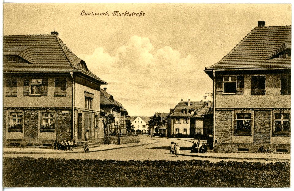 21873-Lautawerk-1921-Marktstraße-Brück & Sohn Kunstverlag