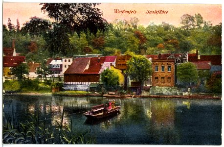 21220-Weißenfels-1919-Saalefähre-Brück & Sohn Kunstverlag
