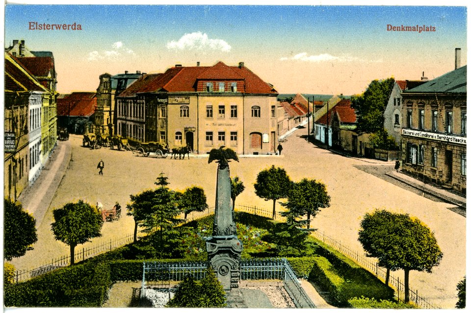 20848-Elsterwerda-1918-Denkmalplatz-Brück & Sohn Kunstverlag