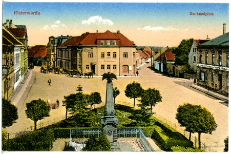 20848-Elsterwerda-1918-Denkmalplatz-Brück & Sohn Kunstverlag