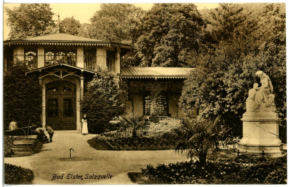 20516-Bad Elster-1917-Salzquelle-Brück & Sohn Kunstverlag