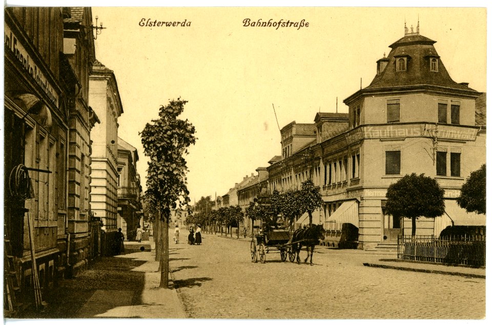 20837-Elsterwerda-1918-Bahnhofstraße-Brück & Sohn Kunstverlag
