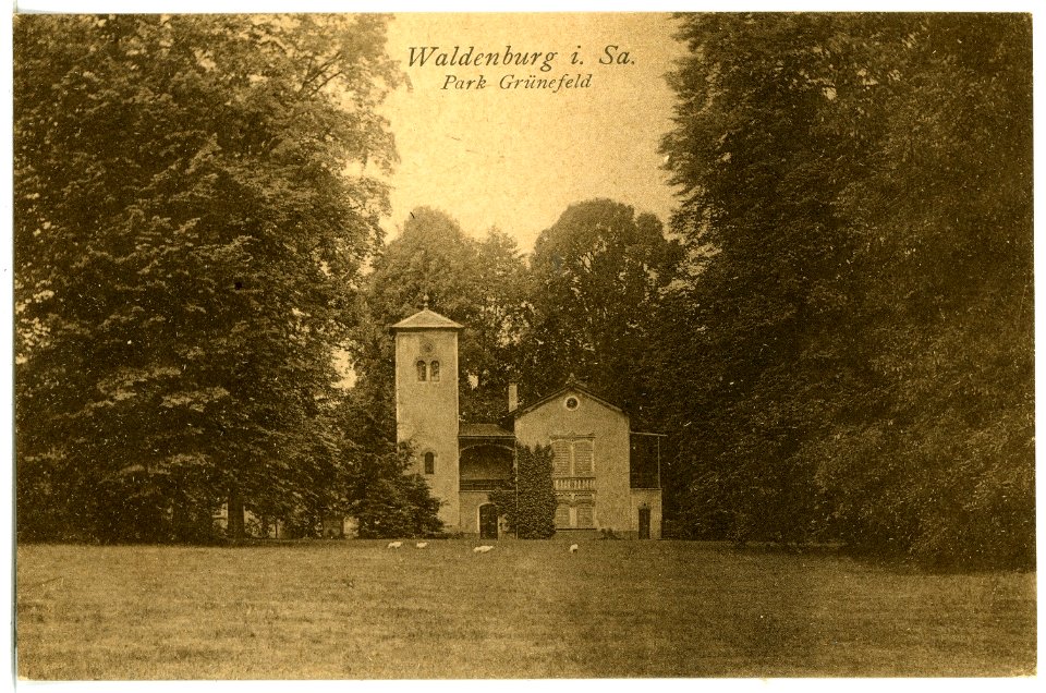 21350-Waldenburg-1919-Park Grünefeld-Brück & Sohn Kunstverlag