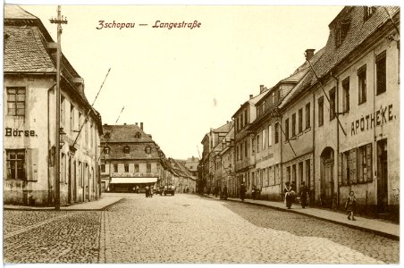 20749-Zschopau-1917-Langestraße-Brück & Sohn Kunstverlag
