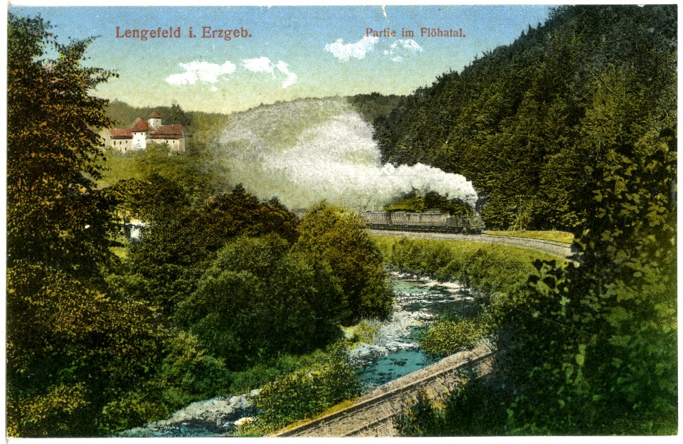 21078-Lengefeld-1918-Im Flöhatal-Brück & Sohn Kunstverlag